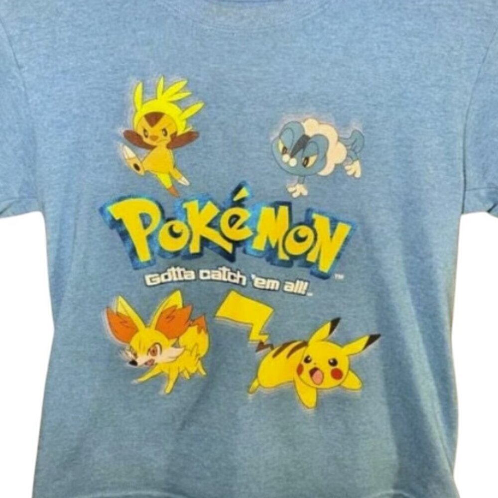 Pokémon T-Shirt Size L 10-12​​​​ - Picture 2 of 4